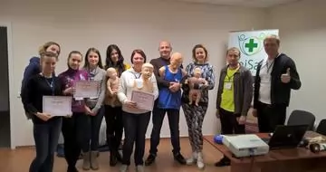 Команда KIDDISVIT прошла курс по оказанию первой помощи.