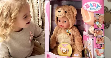 Baby Born – Эмма в костюме мишки!