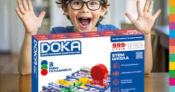 Электронные конструкторы DOKA – новый собственный бренд KIDDISVIT!