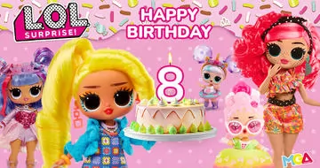 8 лет! Happy Birthday, L.O.L. Surprise!