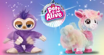 Зажигательные танцы с Ламой и Ленивцем от Pets & Robo Alive стартовали!