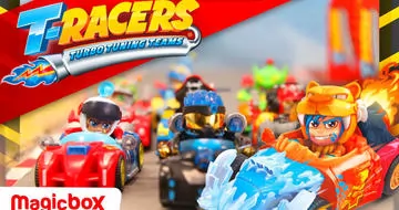 Герои и машинки T-Racers. Миксуй и драйвуй!