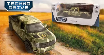 Дети будут играть машинками с настоящим шевроном Нацгвардии!