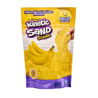 Песокдлядетскоготворчествас ароматом -KineticSand Банановый десерт
