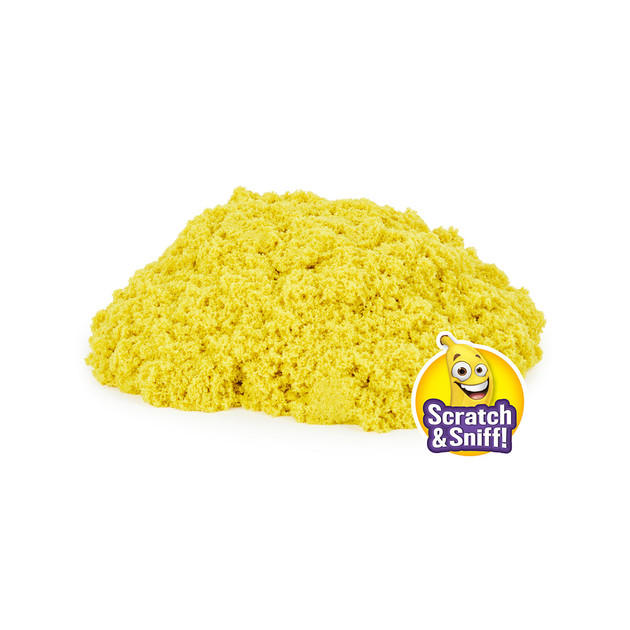 Песокдлядетскоготворчествас ароматом -KineticSand Банановый десерт