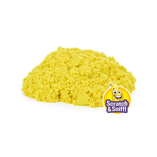 Песокдлядетскоготворчествас ароматом -KineticSand Банановый десерт