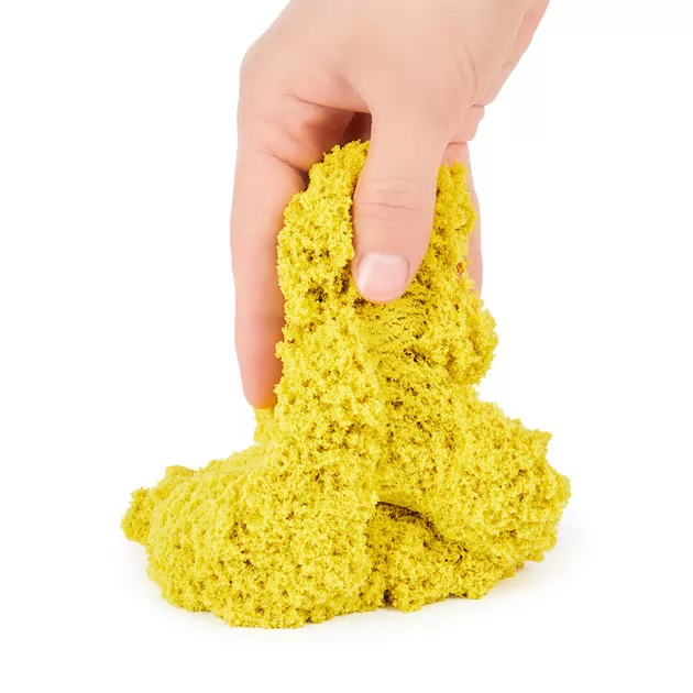 Песокдлядетскоготворчествас ароматом -KineticSand Банановый десерт