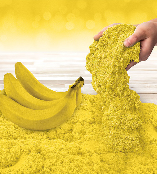 Песокдлядетскоготворчествас ароматом -KineticSand Банановый десерт - 71473B_4.jpg - № 4