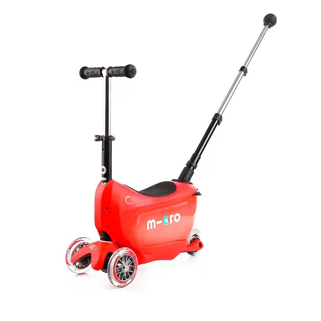 Самокат MICRO серии Mini2go Deluxe Plus – Красный
