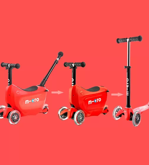Самокат MICRO серии Mini2go Deluxe Plus – Красный - MMD032_14.jpg - № 14