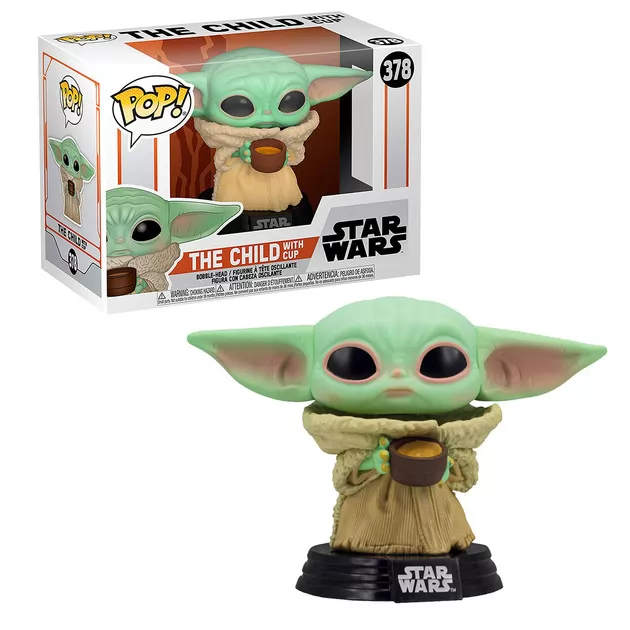 Игровая фигурка Funko Pop! cерии Мандалорец" ­ Малыш с чашкой"
