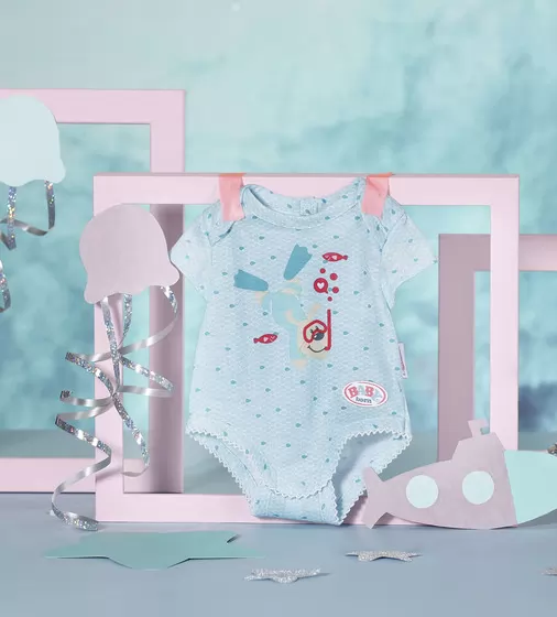Одежда для куклы BABY born - Боди S2 (голубое) - 830130-2_3.jpg - № 3