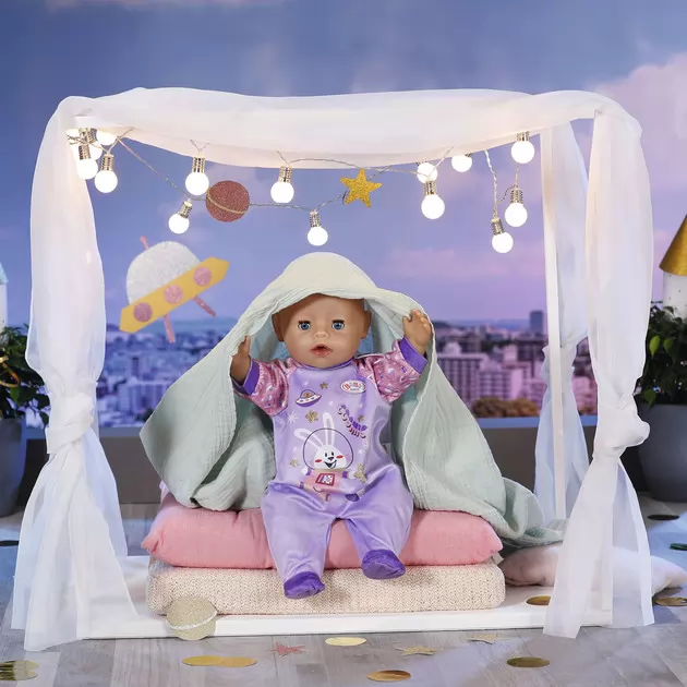 Одежда для куклы BABY born - Праздничный комбинезон (лаванд.)