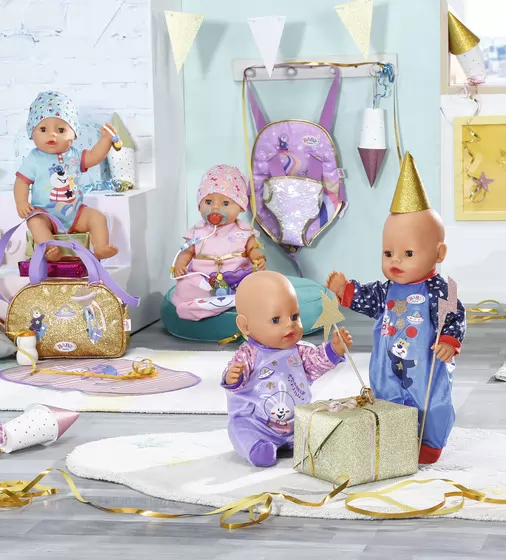 Одежда для куклы BABY born - Праздничный комбинезон (лаванд.) - 831090-1_7.jpg - № 7