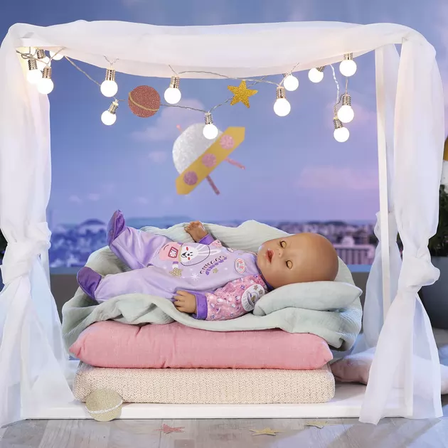Одежда для куклы BABY born - Праздничный комбинезон (лаванд.)