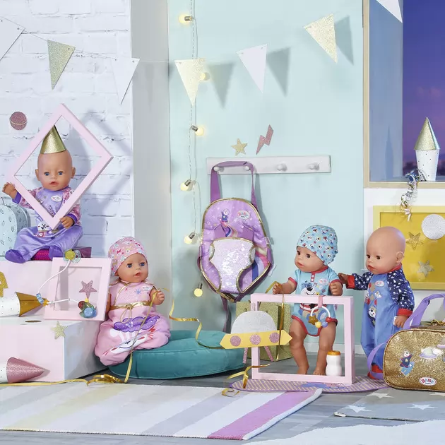 Одежда для куклы BABY born - Праздничный комбинезон (лаванд.)