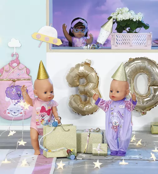 Одежда для куклы BABY born - Праздничный комбинезон (лаванд.) - 831090-1_8.jpg - № 8