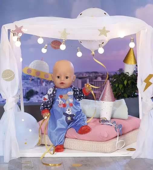Одежда для куклы BABY born - Праздничный комбинезон (синий) - 831090-2_5.jpg - № 5