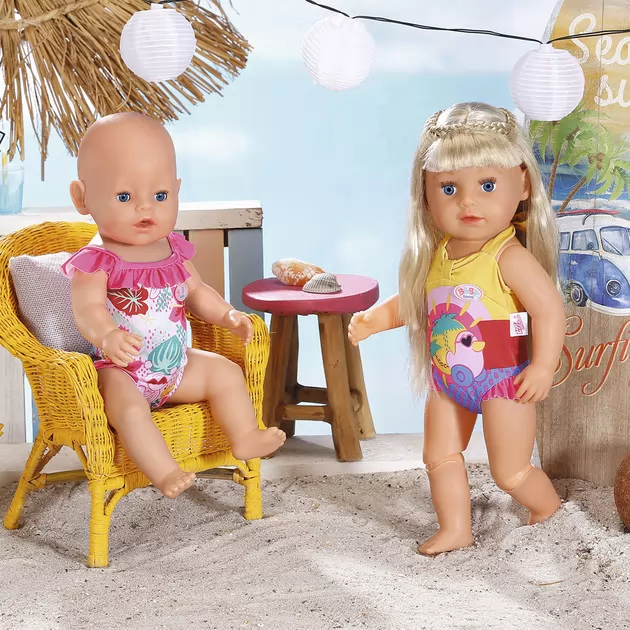 Одежда для куклы BABY born - Праздничный купальник S2 (с уточкой)