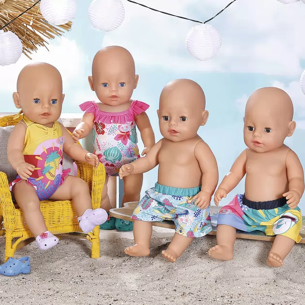 Одежда для куклы BABY born - Праздничный купальник S2 (с уточкой)