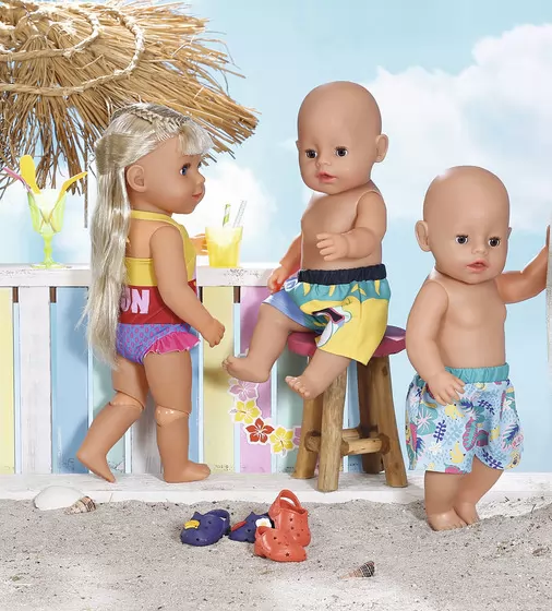 Одежда для куклы BABY born - Праздничный купальник S2 (c зайчиком) - 828281-2_6.jpg - № 6