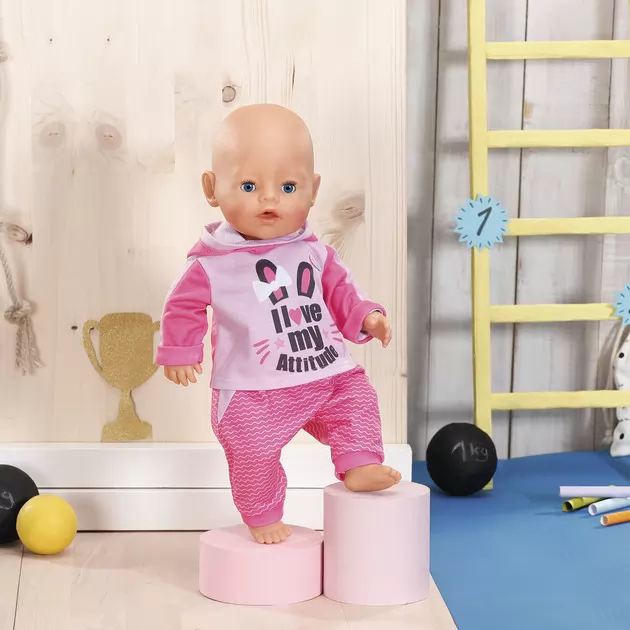 Набор одежды для куклы BABY born - Спортивный костюм (роз.)