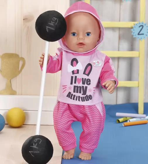 Набор одежды для куклы BABY born - Спортивный костюм (роз.) - 830109-1_5.jpg - № 5