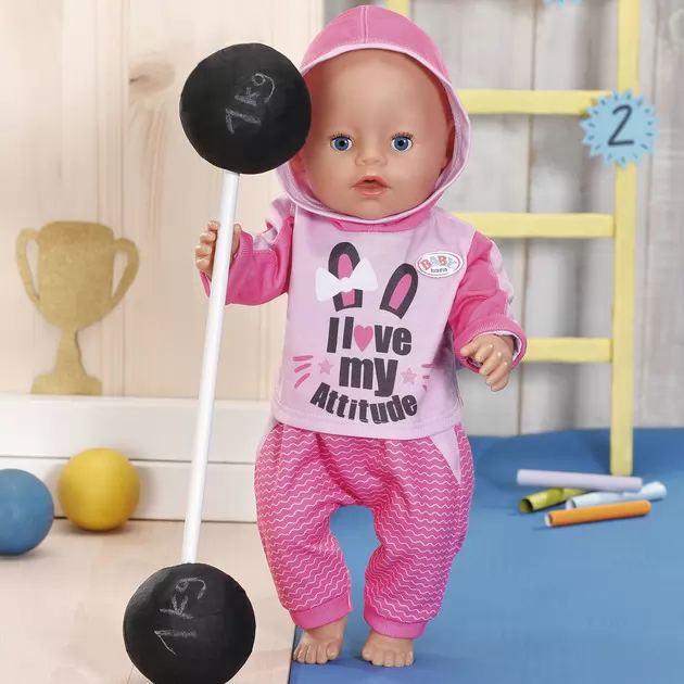 Набор одежды для куклы BABY born - Спортивный костюм (роз.)