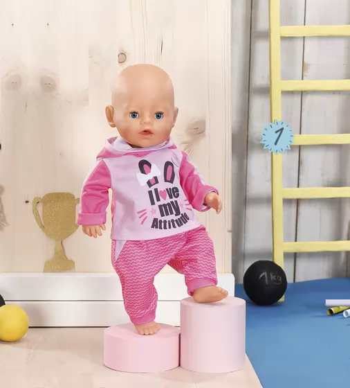 Набор одежды для куклы BABY born - Спортивный костюм (роз.) - 830109-1_6.jpg - № 6