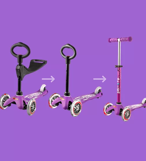 Самокат MICRO серии Mini 3in1 Deluxe" – Фиолетовый" - MMD012_10.jpg - № 10