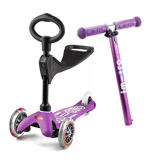 Самокат MICRO серии Mini 3in1 Deluxe" – Фиолетовый" - MMD012_3.jpg - № 3