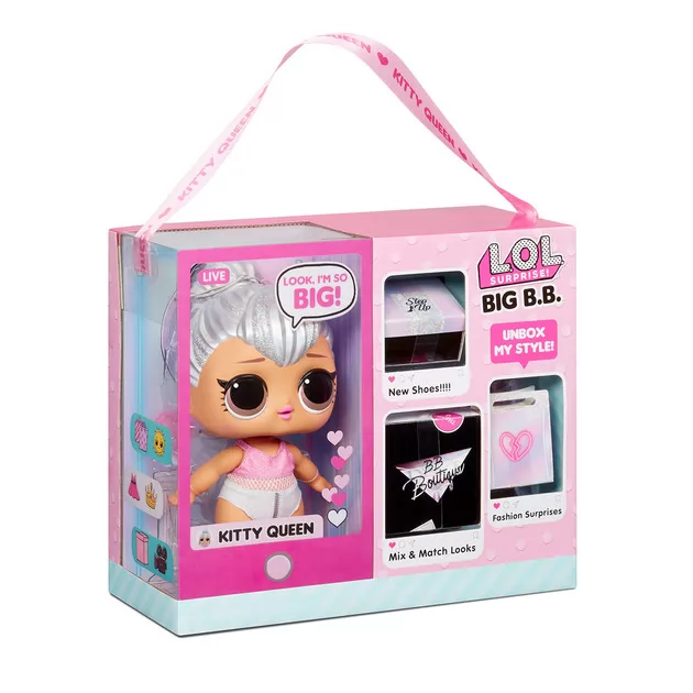 Набор с мега-куклой L.O.L. Surprise! серии Big B.B.Doll" – Королева Китти"