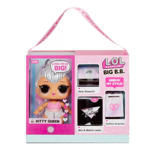 Набор с мега-куклой L.O.L. Surprise! серии Big B.B.Doll" – Королева Китти"
