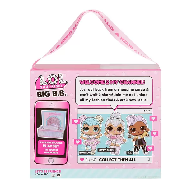 Набор с мега-куклой L.O.L. Surprise! серии Big B.B.Doll" – Королева Китти"