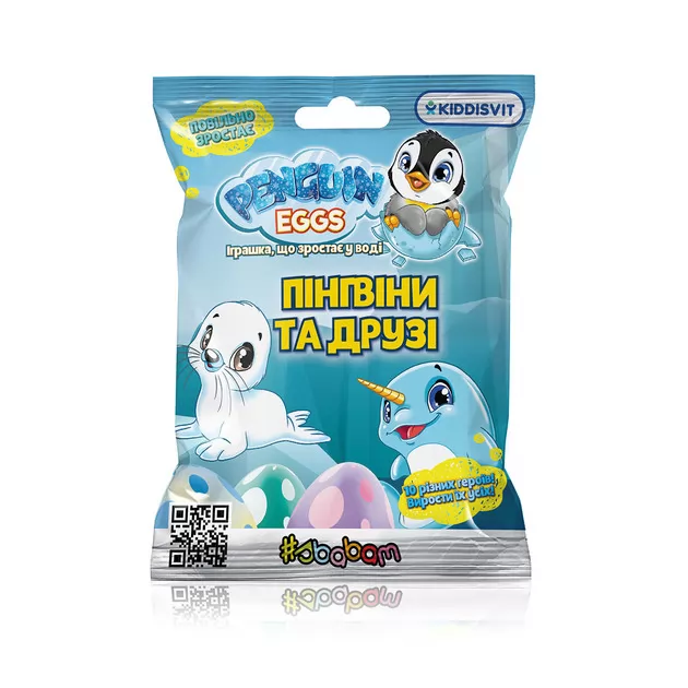 Растущая игрушка в яйце «Penguin Еggs» - Пингвины и друзья