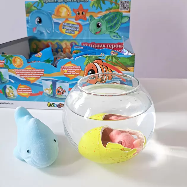 Растущая игрушка в яйце «Tropical Eggs» - Жители тропических морей