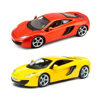 Автомодель - Mclaren Mp4-12C (ассорти оранжевый металлик, желтый металлик, 1:24)