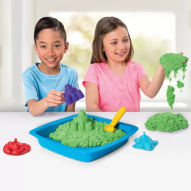 Набор Песка Для Творчества - Kinetic Sand Замок Из Песка (Зеленый)