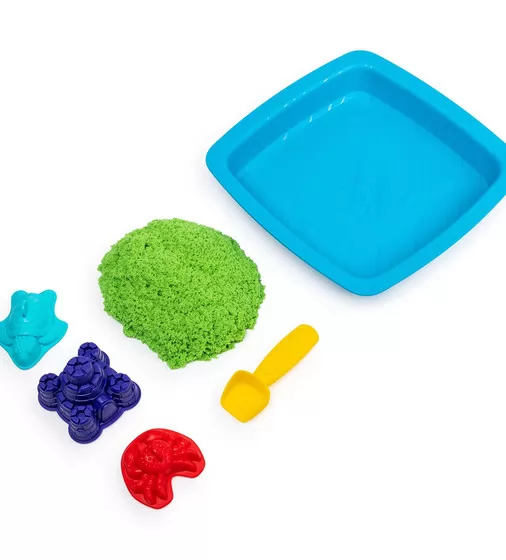 Набор Песка Для Творчества - Kinetic Sand Замок Из Песка (Зеленый) - 71402G_3.jpg - № 3