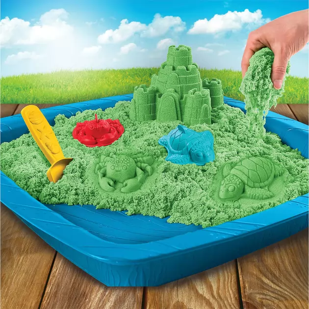 Набор Песка Для Творчества - Kinetic Sand Замок Из Песка (Зеленый)