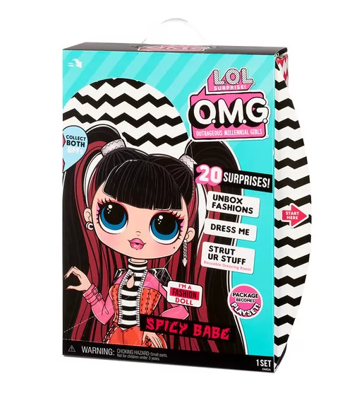 Игровой набор с куклой L.O.L. Surprise! серии O.M.G." S4 – Спайси-Леди" - 572770_11.jpg - № 11