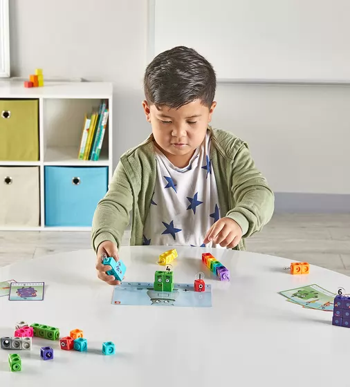 Обучающий игровой набор LEARNING RESOURCES серии Numberblocks" – Учимся  считать  Mathlink® Cubes" - LSP0949-UK_8.jpg - № 8