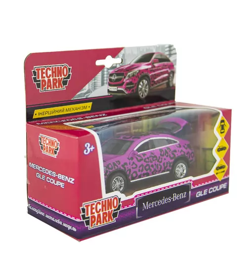 Автомодель GLAMCAR - MERCEDES-BENZ GLE COUPE (розовый) - GLECOUPE-12GRL-PIN_7.jpg - № 7