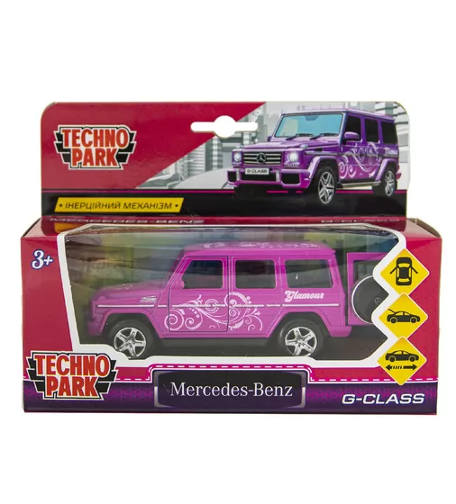 Автомодель GLAMCAR - MERCEDES-BENZ G-CLASS (фиолетовый) - GCLASS-12GRL-LIL_9.jpg - № 9