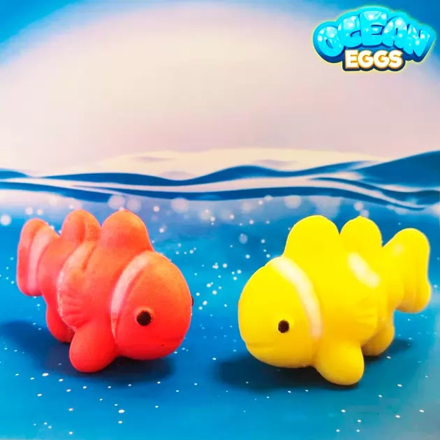 Растущая игрушка в яйце «Ocean Eggs» - Повелители океанов и морей (12 шт., в дисплее)