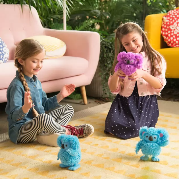 Интерактивная игрушка Jiggly Pup - Зажигательная коала (голубая)