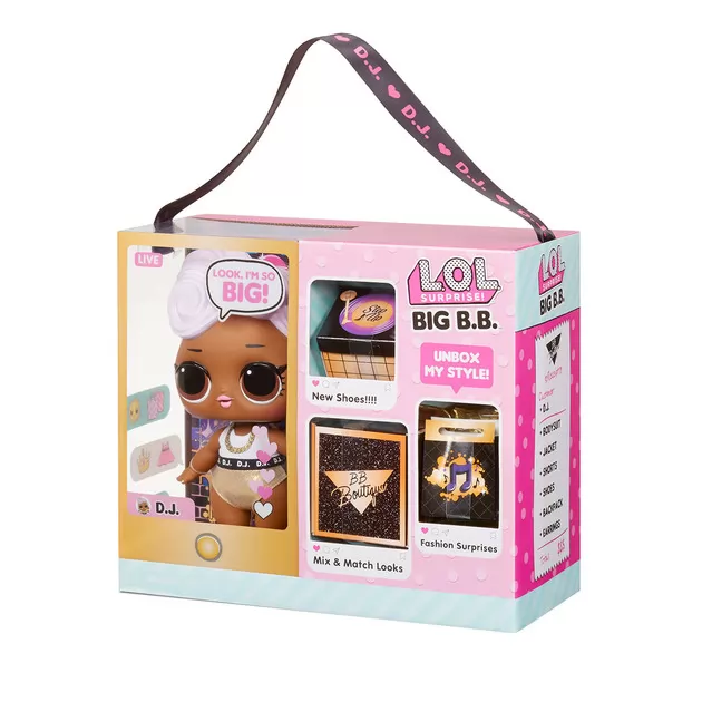 Набор с мега-куклой L.O.L. Surprise! серии Big B.B.Doll"– Диджей"