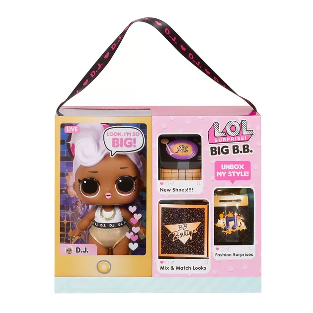 Набор с мега-куклой L.O.L. Surprise! серии Big B.B.Doll"– Диджей"