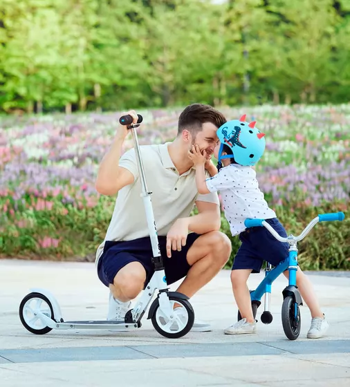Беговел MICRO серии G-Bike Chopper Deluxe" - Аква" - GB0025_16.jpg - № 16