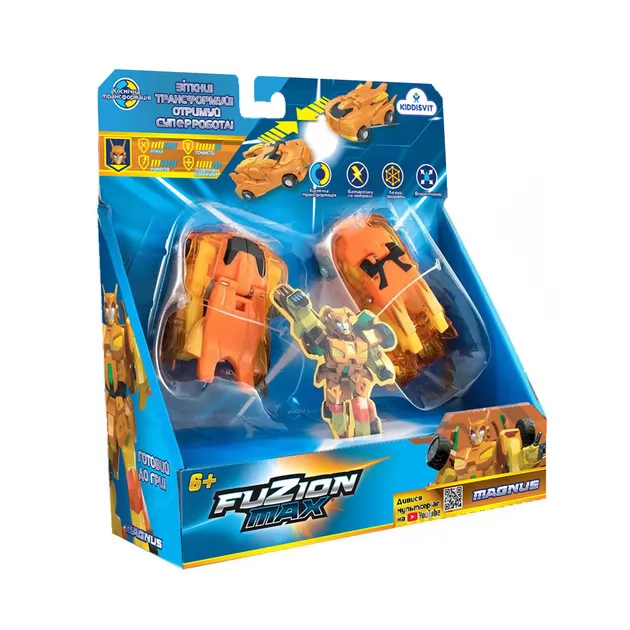Игровой набор машинок-трансформеров FUZION MAX - Магнус
